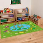 Frog And Butterfly Lifecycle Mat - 2m x 1.5m - view 1