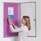 Accents Flameshield Tamperproof Noticeboard - Single Doors - view 1