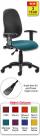 !!<<span style='font-size: 12px;'>>!!Eclipse 1 Lever Task Operator Chair - Bespoke Colour Seat With Height Adjustable Arms!!<</span>>!! - view 1