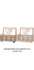 PlayScapes™ Low Storage Unit With Double Sided Magnetic Whiteboard Unit - view 4