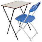 25 Z-Lite Folding Exam Desks With Trolley Set - view 4