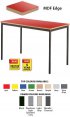 Contract Classroom Tables - Spiral Stacking Rectangular Table with Bullnosed MDF Edge - view 1