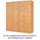 Secondary Height One Door Locker - 1800mm - view 4