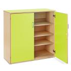 Stock Cupboard with 1 Fixed & 2 Adjustable Shelves (Height: 1018mm) - view 3