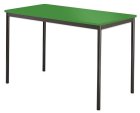 Contract Classroom Tables - Spiral Stacking Rectangular Table with Matching ABS Thermoplastic Edge - view 3