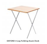 SPECIAL OFFER! - 24 OXFORD Folding Exam Desks + Trolley - view 2
