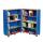 4 Shelf Hinged Bookcase - Multi Colour - view 2
