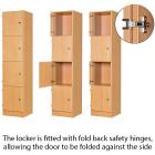 Secondary Height Four Door Locker - 1800mm - view 2