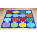 Rainbow Circle Placement Carpet - 2m x 2m - view 2