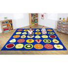 Fruit Large Square Placement Carpet - 3m x 3m !!<<br>>!! !!<<span style='font-size: 11px; color: #ff0000;'>>!!!!<<span style='color: #000000;'>>!!(FREE Runner Carpet 3x1m)!!<</span>>!!!!<</span>>!! - view 1