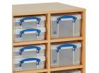 24 x 4L / 12 x 9L Combination Really Useful Box Storage Unit - view 3