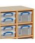 24 x 4L / 12 x 9L Combination Really Useful Box Storage Unit - view 3