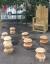 Hand Carved Mushroom Seat Sets - view 1