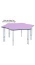 Height Adjustable Heavy Duty - Flower Shape Table - view 4