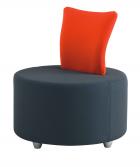 Adult Spin Circular Seat with Back - view 1