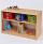 RS Open Bookcase with inset panel (Plain / Mirror) - view 1