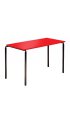 Contract Classroom Tables - Slide Stacking Rectangular Table with Matching ABS Thermoplastic Edge - view 4