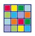 Rainbow Square Placement Carpet - 2m x 2m - view 3