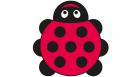 Back To Nature™ Ladybird Shaped Indoor Carpet - 2m x 2m - view 4
