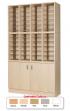 48 Space Pigeonhole Unit with Cupboard - view 1