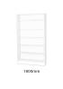 Sturdy Storage - White 1000mm Wide Bookcase - view 4