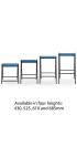 Hille Poly Flat Top Stool - view 2