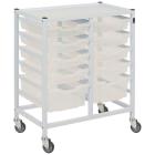 Gratnells Compact Medical Double Column Trolley Complete Set A - view 1