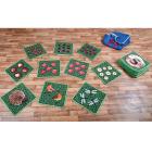 Woodland Set Of 35 Counting Mini Placement Carpets With Holdall - 4m x 4m - view 3