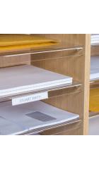 12 Space Pigeonhole Unit with Cupboard - view 3
