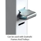 Gratnells Extra Shelf Clips - Six Packs of 4 clips - view 2