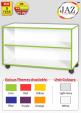 Jaz Storage Range - Triple Width Shelf Storage Unit - view 1