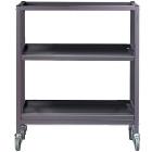 Gratnells Science Range - !!<<span style='color: #ff0000;'>>!!Bench Height!!<</span>>!! Empty Double Column Trolley With Shelves - 860mm - view 1
