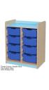 KubbyClass® Double Bay Deep Tray Units - 5 Heights - view 3