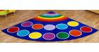 Rainbow Corner Placement Carpet - 2m x 2m - view 3