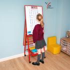 Height Adjustable - Double Boarded Mobile Easel - Portrait - view 3
