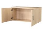 Sturdy Storage - 840mm Wide Wall Mounted Cupboard Unit - Landscape - view 2