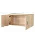 Sturdy Storage - 840mm Wide Wall Mounted Cupboard Unit - Landscape - view 2