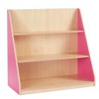Bubblegum Single Sided Library Unit With 2 Fixed Straight Shelves - view 2