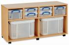 4 x 4L & 2 x 9L & 2 x 35L Really Useful Box Storage Unit - view 1