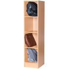 4 Space Single Bay Bag Storage Unit - view 1