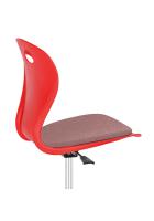 Origin Lotus Task Stool - Nylon Base/Glides with Upholstered Seatpad - view 2