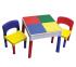 Square Activity Table With Dual-Sided Cover and Chairs - view 2