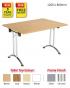 Rectangular Union Folding Table - 1200 x 800mm - view 1