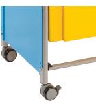 Callero® Double Width Storage Trolley With 4 Jumbo Trays - view 5