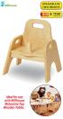 Wooden Stacking Sturdy Chair with Pommel - view 1