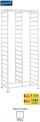 Gratnells Antimicrobial BioCote Compact Tall Double Column Frame - 1850mm With Welded Runners (holds 34 shallow trays or equivalent) - view 1