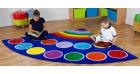 Rainbow Corner Placement Carpet - 2m x 2m - view 2