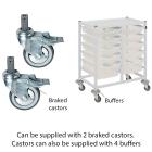 Gratnells Compact Medical Double Column Trolley Complete Set A - view 3