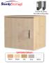 Sturdy Storage - 438mm High Wall Mounted Cupboard Unit - view 1