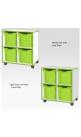 Jaz Storage Range - Double Width Jumbo Tray Units - view 2